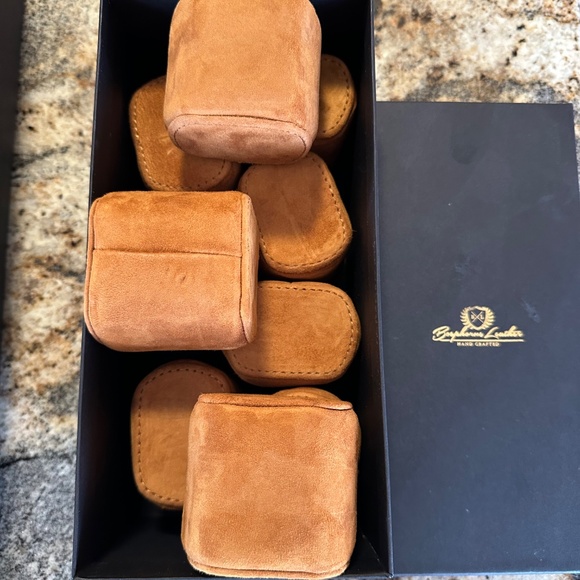 Brand New- Blue- Bosphorus Leather Luxury Watch Case w/ Storage Compartments - Picture 3 of 12